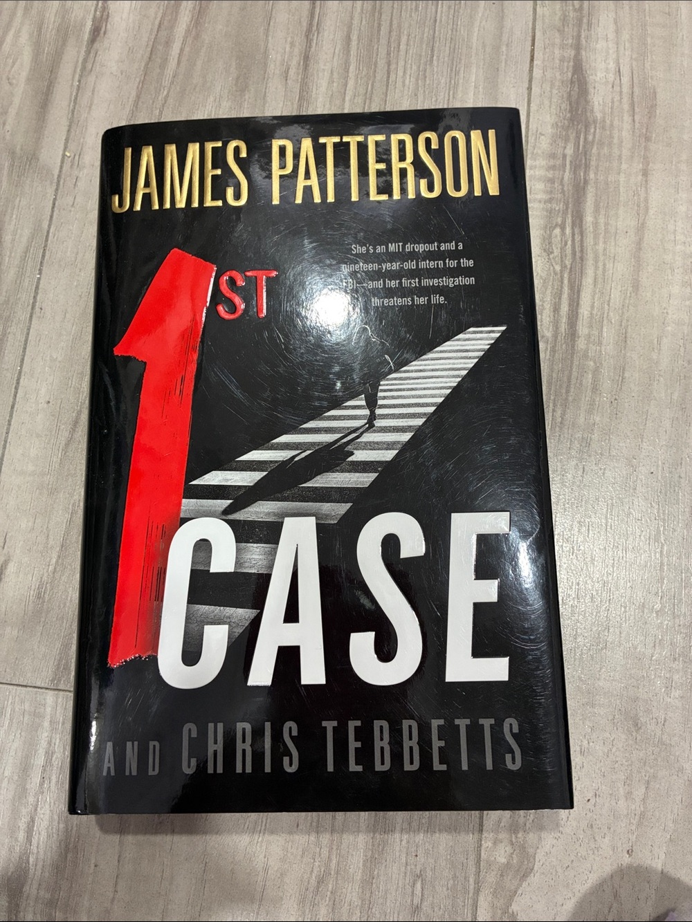 James Patterson "1st Case" Hardcover - Black & Red Cover